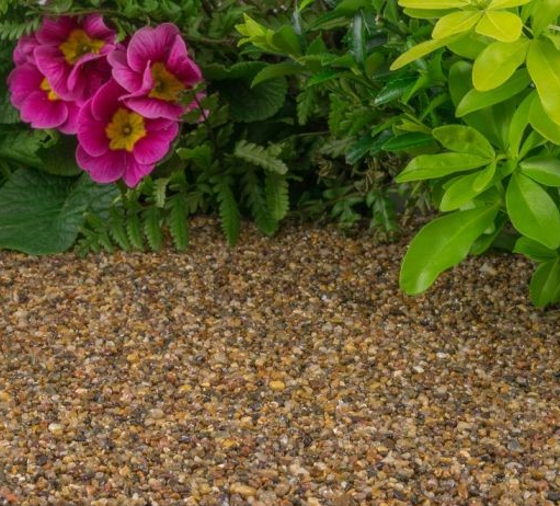 Yellow Gold Resin Bound Gravel