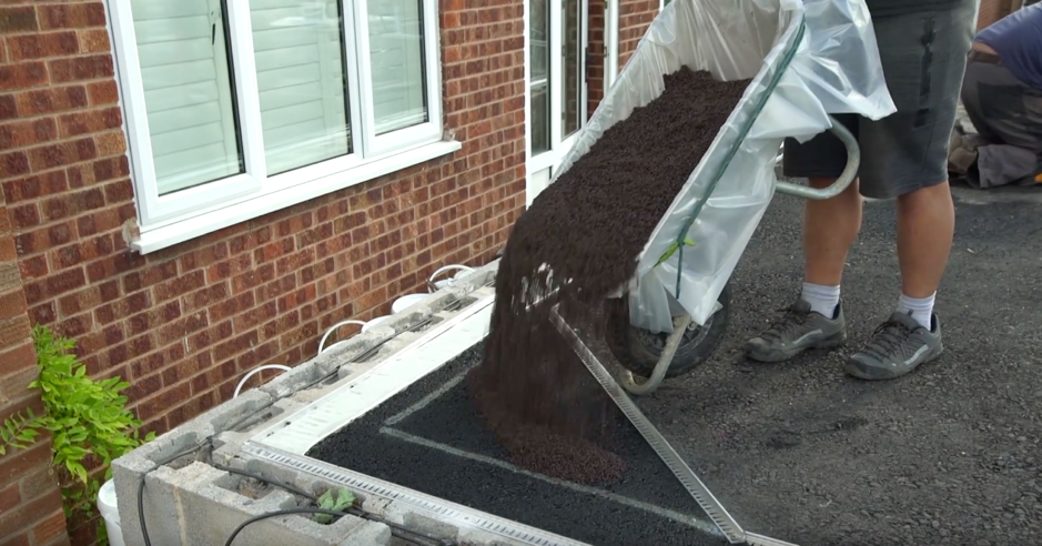 Resin driveway installation